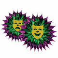 Mardi Gras Fan Burst